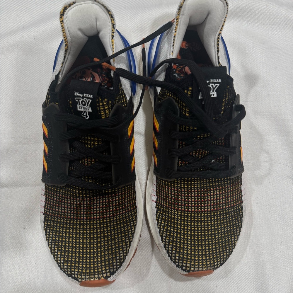 Adidas Toy Story 4 Black and Yellow Sneakers